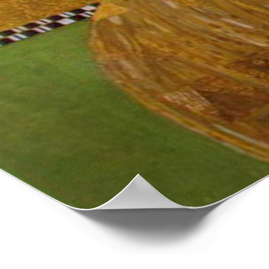 Adele Bloch Bauer von Gustav Klimt Poster (Ecke)