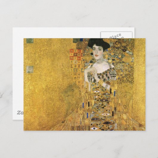 Adele Bloch-Bauers Portrait Postkarte (Vorne/Hinten)