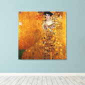 Adele Bloch-Bauers Portrait von Gustav Klimt Leinwanddruck (Insitu (Holzboden))