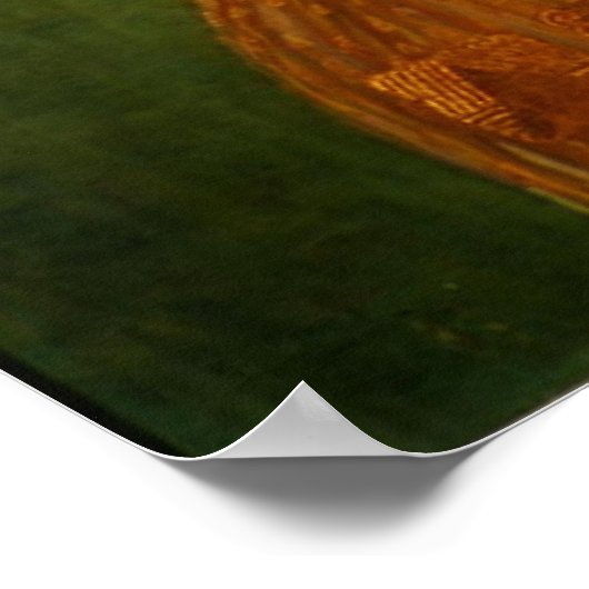 Adele Bloch-Bauers Portrait von Gustav Klimt Poster (Ecke)