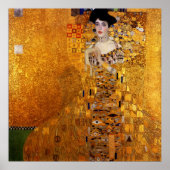 Adele Bloch-Bauers Portrait von Gustav Klimt Poster (Vorne)