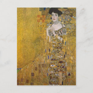 Adele Bloch-Bauers Portrait von Gustav Klimt Postkarte