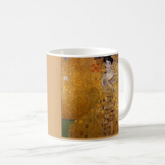 Adele, die Dame im Gold - Gustav Klimt Kaffeetasse (VorderseiteRechts)