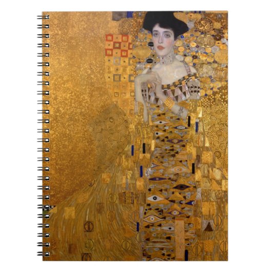 Adele, die Dame in Gold - Gustav Klimt Notizblock (Vorderseite)