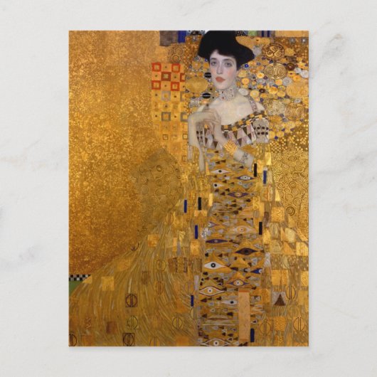 Adele, die Dame in Gold - Gustav Klimt Postkarte (Vorderseite)