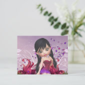 Adele Fairy Postcard Postkarte (Stehend Vorderseite)