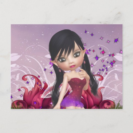 Adele Fairy Postcard Postkarte (Vorderseite)