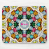 ADELE ~ Farbige Gemische Muster ~ Personalisiert Mousepad (Vorne)