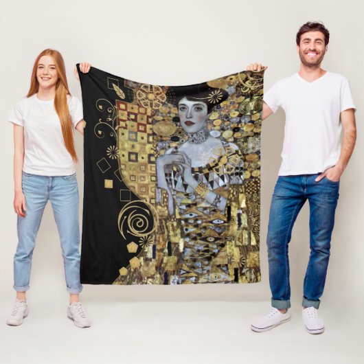 Adele Klimt Fleece Blanket (Beispiel)