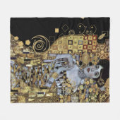 Adele Klimt Fleece Blanket (Vorderseite (Horizontal))