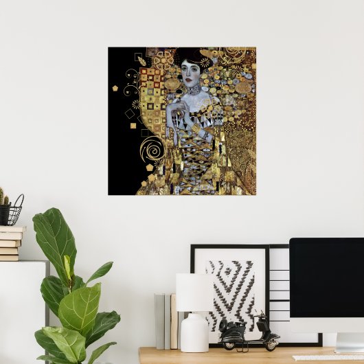 Adele Klimt Poster (Heimbüro)