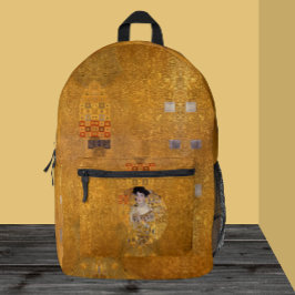 Adele, Lady in Gold von Gustav Klimt, Vintag Bedruckter Rucksack