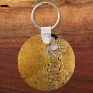 Adele, Lady in Gold von Gustav Klimt, Vintag Schlüsselanhänger