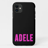 Adele Name für Adele Case-Mate iPhone Hülle (Rückseite)