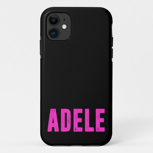 Adele Name für Adele Case-Mate iPhone Hülle (Rückseite)