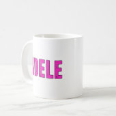 Adele Name für Adele Kaffeetasse (Vorderseite Links)