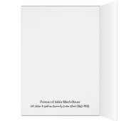 Adele Portrait Gustav Klimt Blank Note Card (Innen (Links))