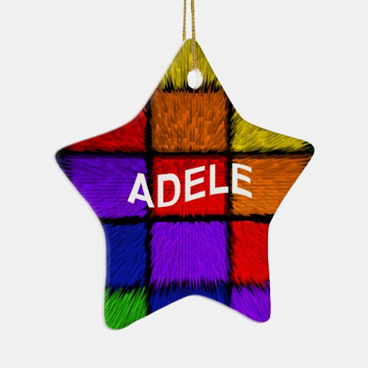 ADELE (weibliche Namen) Keramikornament (Rechts)