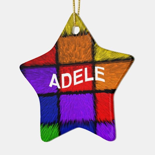 ADELE (weibliche Namen) Keramikornament (Links)