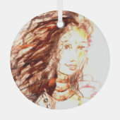 Adelia Ornament Aus Glas (Vorderseite)