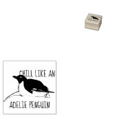 Adelie Penguin Gummistempel (Stempel)