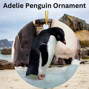 Adelie Penguin Keramik Ornament