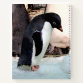 Adélie Penguin-Notebook Notizblock (Rückseite)