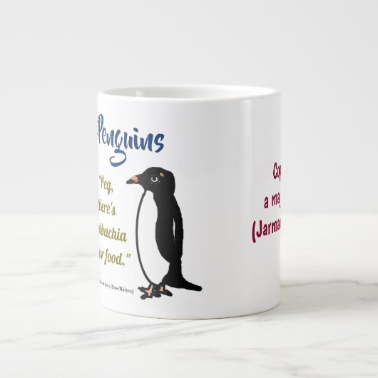 Adélie Penguins 20 oz. Tasse von RoseWrites (Vorderseite)