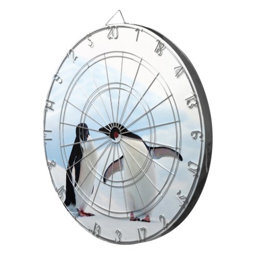 Adelie Penguins Dartscheibe (Vorderseite rechts)