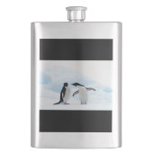 Adelie Penguins Flachmann (Vorderseite)