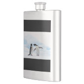 Adelie Penguins Flachmann (Links)