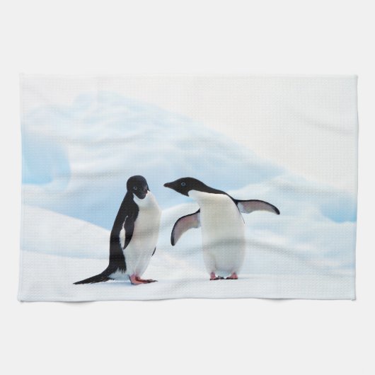 Adelie Penguins Geschirrtuch (Horizontal)