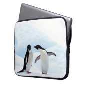 Adelie Penguins Laptopschutzhülle (Vorderseite Links)