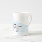 Adelie Penguins Porzellantasse (Vorderseite Rechts)