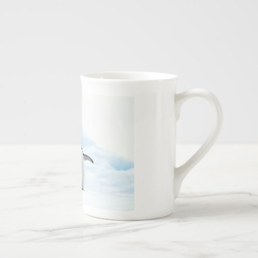 Adelie Penguins Porzellantasse (Rechts)