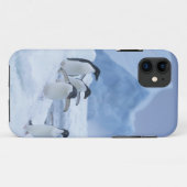 Adelie Penguins (Pygoscelis adeliae) auf Eis, Case-Mate iPhone Hülle (Rückseite (Horizontal))