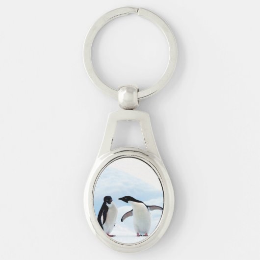 Adelie Penguins Schlüsselanhänger (Vorderseite)