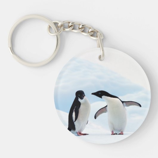 Adelie Penguins Schlüsselanhänger (Vorderseite)