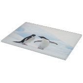 Adelie Penguins Schneidebrett (Ecke)
