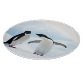 Adelie Penguins Schneidebrett (Ecke)