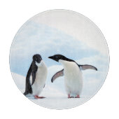 Adelie Penguins Schneidebrett (Vorderseite)