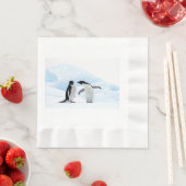 Adelie Penguins Serviette (Beispiel)