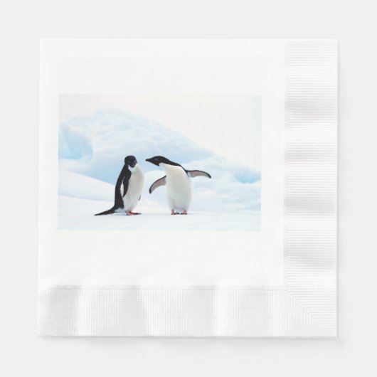 Adelie Penguins Serviette (Vorderseite)