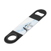 Adelie Penguins Speed Flaschenöffner (Vorderseite Schrägansicht)
