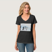 Adelie Penguins T-Shirt (Vorderseite Vollansicht)
