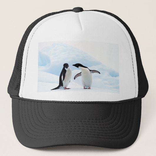 Adelie Penguins Truckerkappe (Vorderseite)