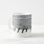 Adélie Penguins von RoseWrites gerettet Kaffeetasse (Vorderseite Links)
