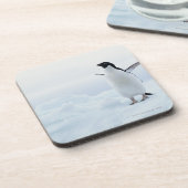 Adelie-Pinguin, die Antarktis Untersetzer (Linke Seite)