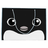 Adelie-Pinguin-Geschenk-Tasche Große Geschenktüte (Rückseite)