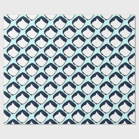Adelie-Pinguin-Packpapier Geschenkpapier (Flach)